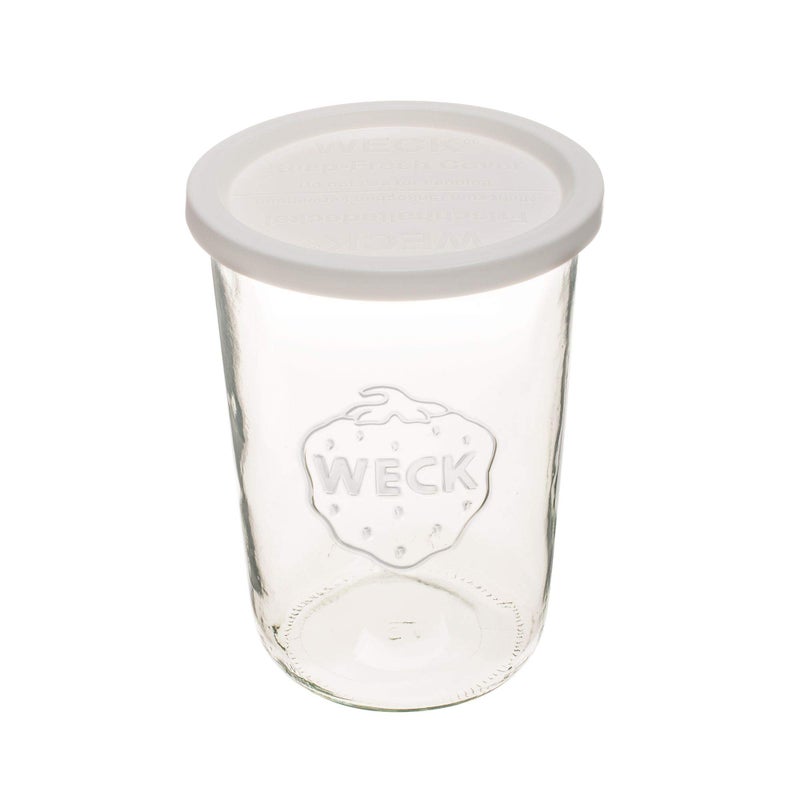 Weck Canning Jar 743-3/4 L Weck Mold Jars made of Transparent Glass - Eco-Friendly Canning Jar - Food Storage Containers with Lids Airtight â€“ 1 Jar with Keep Fresh Cover - Image 4